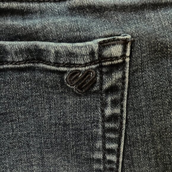 Justice Mid Rise Knit Waist Jeans Size 18 - Picture 4 of 4